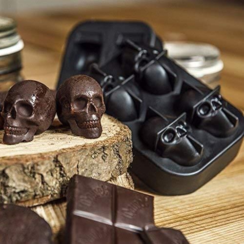 Skull Ice Cube Silicon Tray