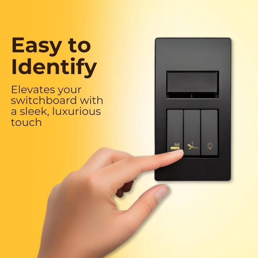 Switch Stickers (Gold)
