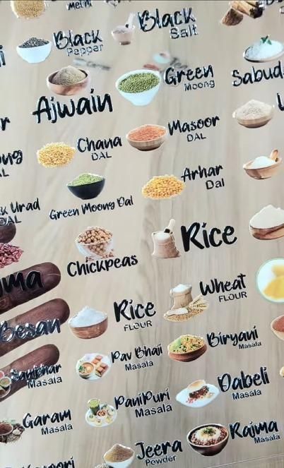 Spice Jar Label Stickers (Pack of 1 - 60 Stickers)
