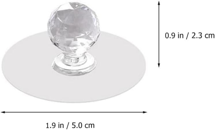 Crystal Door Knobs / Hooks (Pack of 10)
