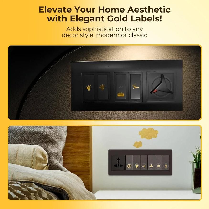 Switch Stickers (Gold)
