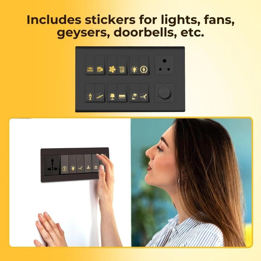 Switch Stickers (Gold)