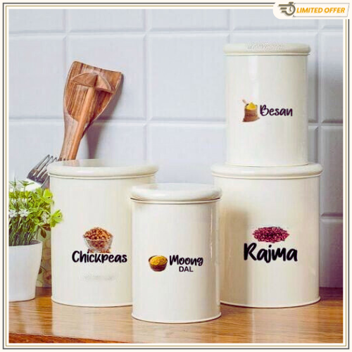 Spice Jar Label Stickers (Pack of 1 - 60 Stickers)