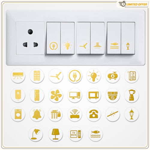 Switch Stickers (Gold)
