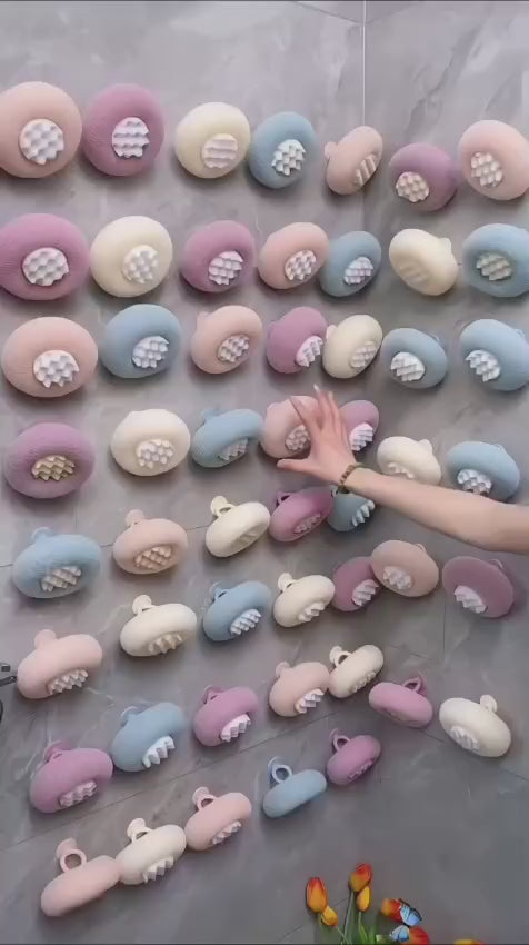 Shower Massage Ball/Loofah with Suction